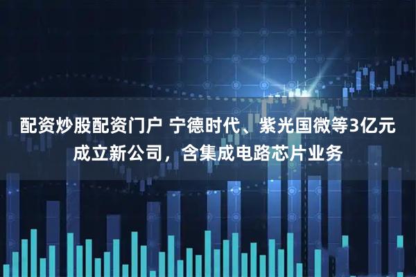 配资炒股配资门户 宁德时代、紫光国微等3亿元成立新公司，含集成电路芯片业务